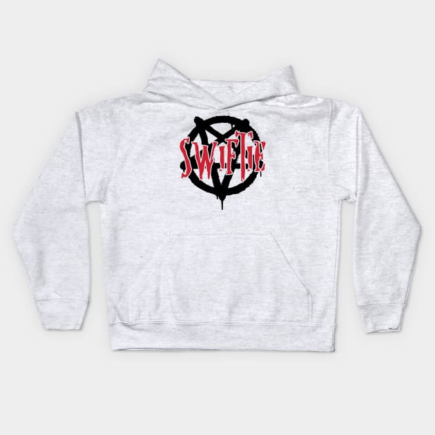 Swiftie Metal Kids Hoodie by TyBen